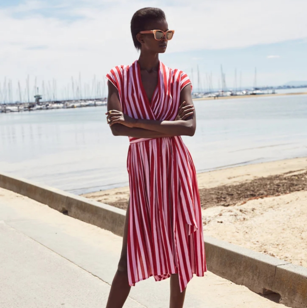 ISO State of Georgia The Point Dress in Whippy Pink - Picture 8 of 13